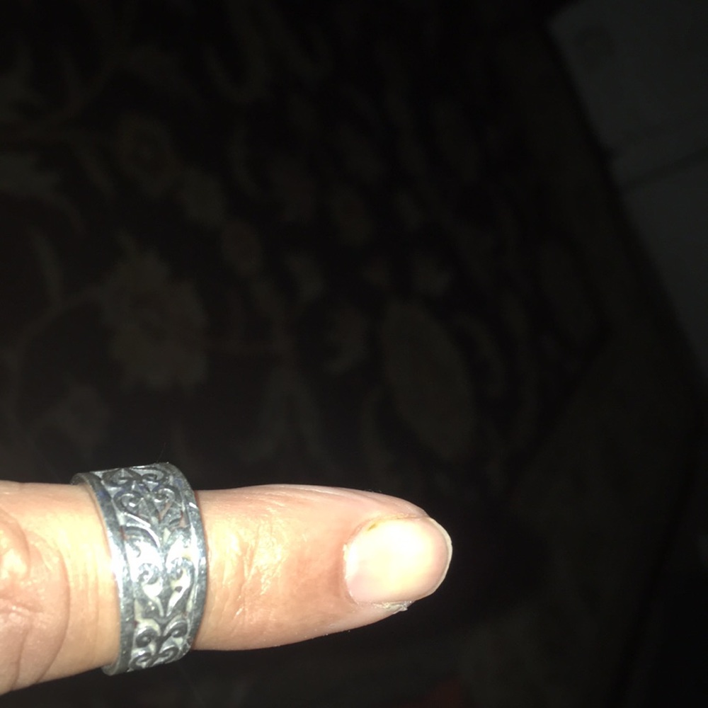 james Avery Silver Open Adorned Ring